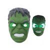 Hulk svítící maska zelená