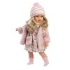 Llorens 54052 LUCIA - realistická panenka s měkkým látkovým tělem  - 40 cm