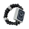 Hodinky Watch dřevěné oboustranné černé