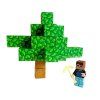 Magnetická stavebnice Minecraft Stromy a vodopád s postavičkou 101ks