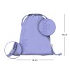 BAAGL 3 SET Skate Lilac: batoh, penál, sáček