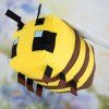 PHPL2250B plysova hracka minecraft vcelka pixel 18cm