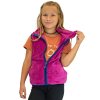 vesta dívčí chlupatá se stojáčkem, Pidilidi, PD1140-07, fuchsia - 86/92 (Varianta 86/92)