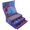 2.JAKOST Malířská kreativní sada FROZEN Anna Elsa Olaf v kufříku fialová