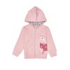 Dívčí mikina s kapucí Cat - růžová - velikost 92
