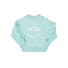 Dívčí mikina Smile - mátová - velikost 122