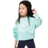 Dívčí mikina Smile - mátová - velikost 122