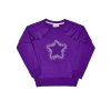 Dívčí mikina Star - fialová - velikost 152
