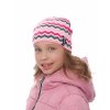 Dívčí pletená čepice - 9413 - malinová - pro obvod hlavy 52 cm