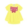 Dívčí šaty Cat - žlutá - velikost 98