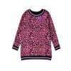 Dívčí šaty Leopard - růžová - velikost 152
