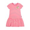 Dívčí šaty Travel - růžová - pruhy - velikost 122