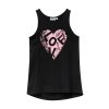 Dívčí tílko Love - černá - velikost 152