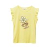 Dívčí top Perfection - žlutá - velikost 122