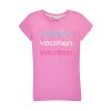 Dívčí tričko Vacation - růžová - velikost 164
