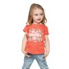 Dívčí tričko Wonderfull life - korálová - velikost 122