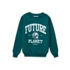Chlapecká mikina Future Planet - Zelená - velikost 170