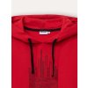 Chlapecká mikina s kapucí New York City - červená - velikost 170