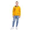 Chlapecká mikina s kapucí Superior - žlutá - velikost 170