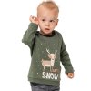 Chlapecká mikina Snow - khaki - velikost 98