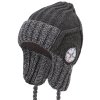 Chlapecká pletená čepice - 7987 - grafitová - pro obvod hlavy 52 cm