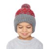Chlapecká pletená čepice - 9321 - šedý melanž - pro obvod hlavy 52 cm