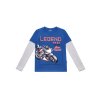 Chlapecké tričko s dlouhým rukávem Legend - tmavě modrá - velikost 152