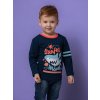 Chlapecké tričko s dlouhým rukávem Surfer - navy - velikost 122