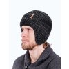 Pánská pletená čepice - 1461 - černá - pro obvod hlavy 59 cm