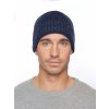 Pánská pletená čepice - 7733 - tmavě modrá - pro obvod hlavy 59 cm