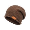 Pánská pletená čepice - 7808 - hnědá - pro obvod hlavy 59 cm