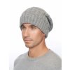 Pánská pletená čepice - 8030 - šedá - pro obvod hlavy 59 cm