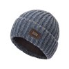 Pánská pletená čepice - 8649 - džínsová - pro obvod hlavy 59 cm