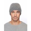 Pánská pletená čepice - 8963 - šedá - pro obvod hlavy 59 cm