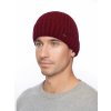 Pánská pletená čepice - 9545 - tmavý bordo - pro obvod hlavy 59 cm