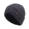 Pánská pletená čepice - 9913 - šedý melanž - pro obvod hlavy 63 cm