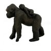195275 a figurka gorila s mladetem 7 cm