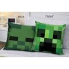 Dětský polštářek MINECRAFT Mobs Faces zelený 40 x 40