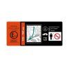 side neck sticker R129 new 59569