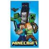 Dětský ručník na ruce a obličej MINECRAFT 30x50 cm modrý