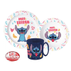 Plastový jídelní set LILO A STITCH s větším hrnkem