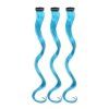 OPBH2347A vlnity pricesek modry se sponkou 35cm blue curly extension 3ks