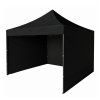 PSLE2470A party stan nuzkovy s bocnimi stenami 3x3m cerny