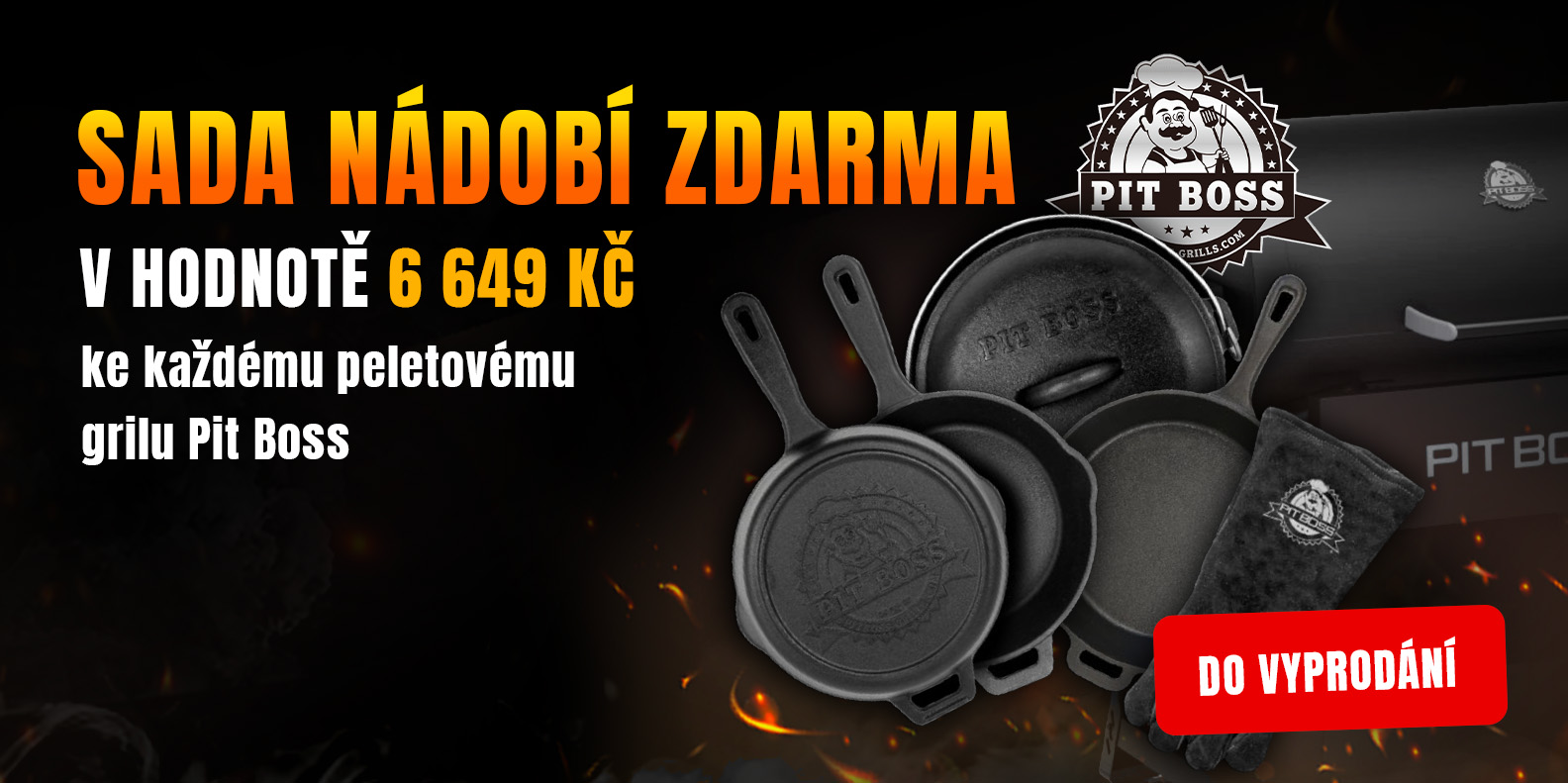 Sada nádobí Pit Boss ZDARMA