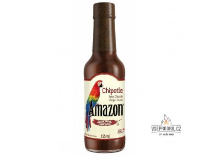 Amazon Chipotle Spicy Sauce - Omáčka z chipotle papriček (mírně pálivá) 155ml