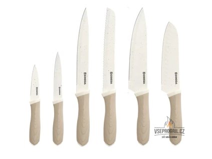 6-dílná sada kuchyňských nožů s nepřilnavým povrchem Gooda