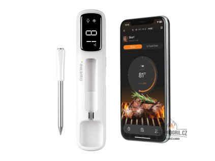 Bezdrátový mini teploměr na maso 300m/Bluetooth Inkbird