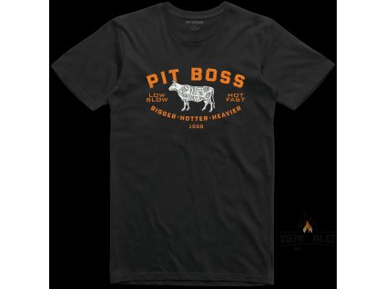 Pánské triko M černá Pit Boss