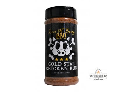 1931 bbq koreni gold star chicken rub 369g loot n booty bbq