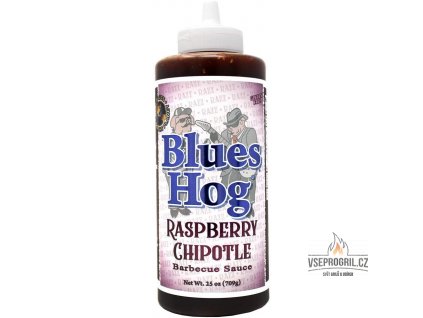 BBQ grilovací omáčka Raspberry Chipotle sauce 709g Blues Hog